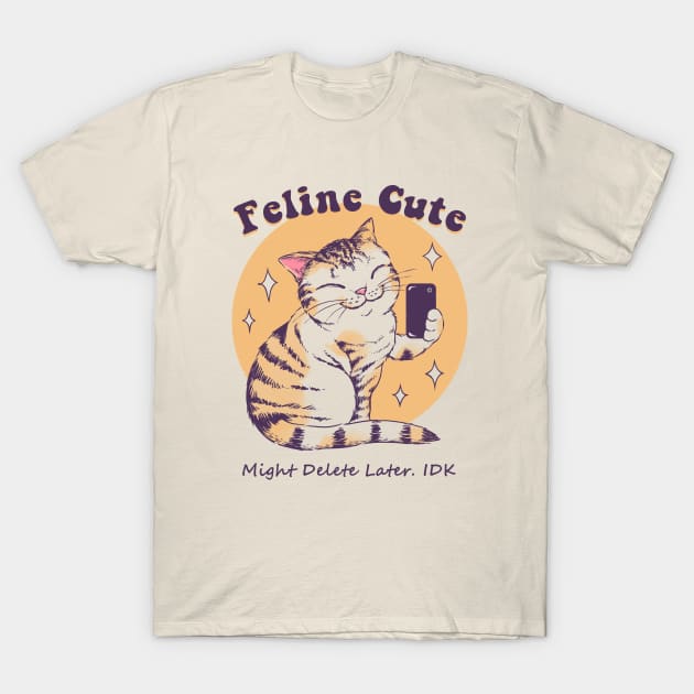 Feline Cute Challenge T-Shirt by Vincent Trinidad Art